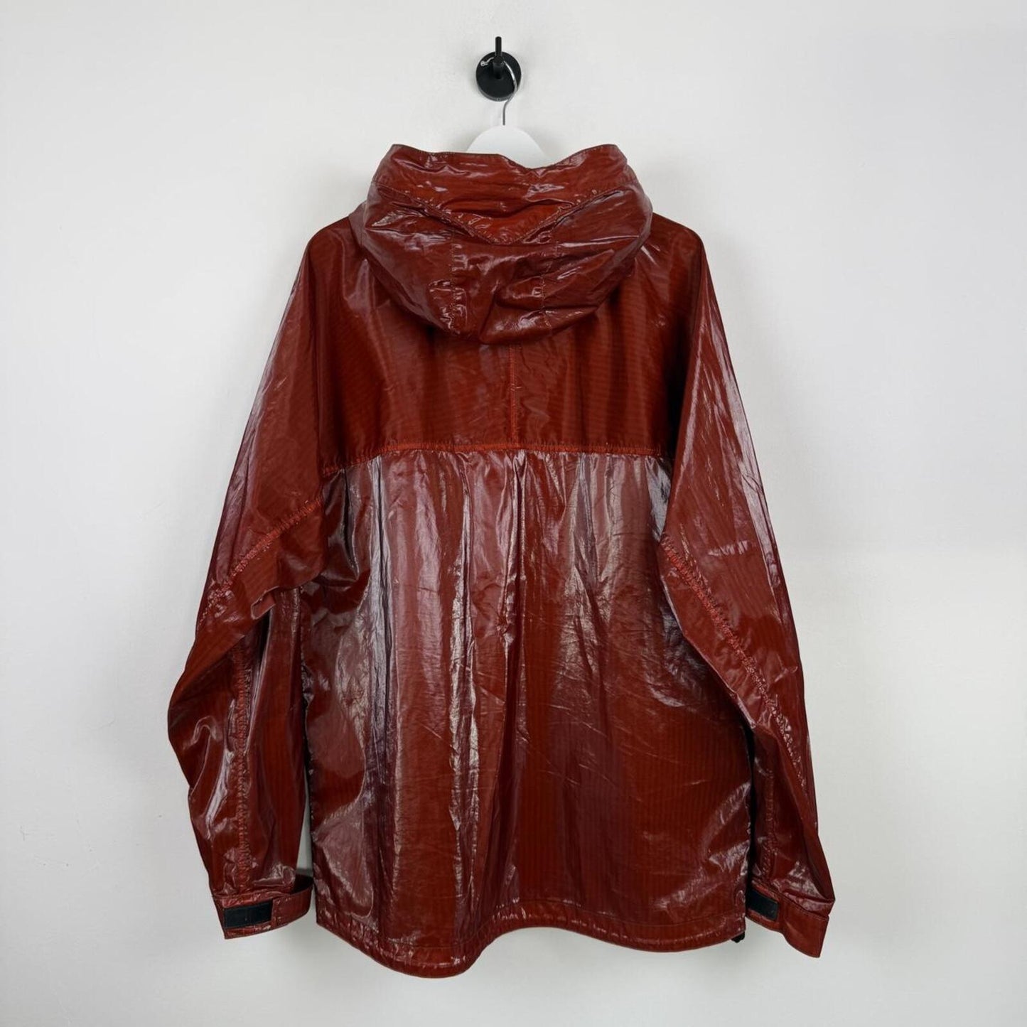 SS2012 Stone Island Mussola Prismatica Hooded Jacket Red (XXXL)