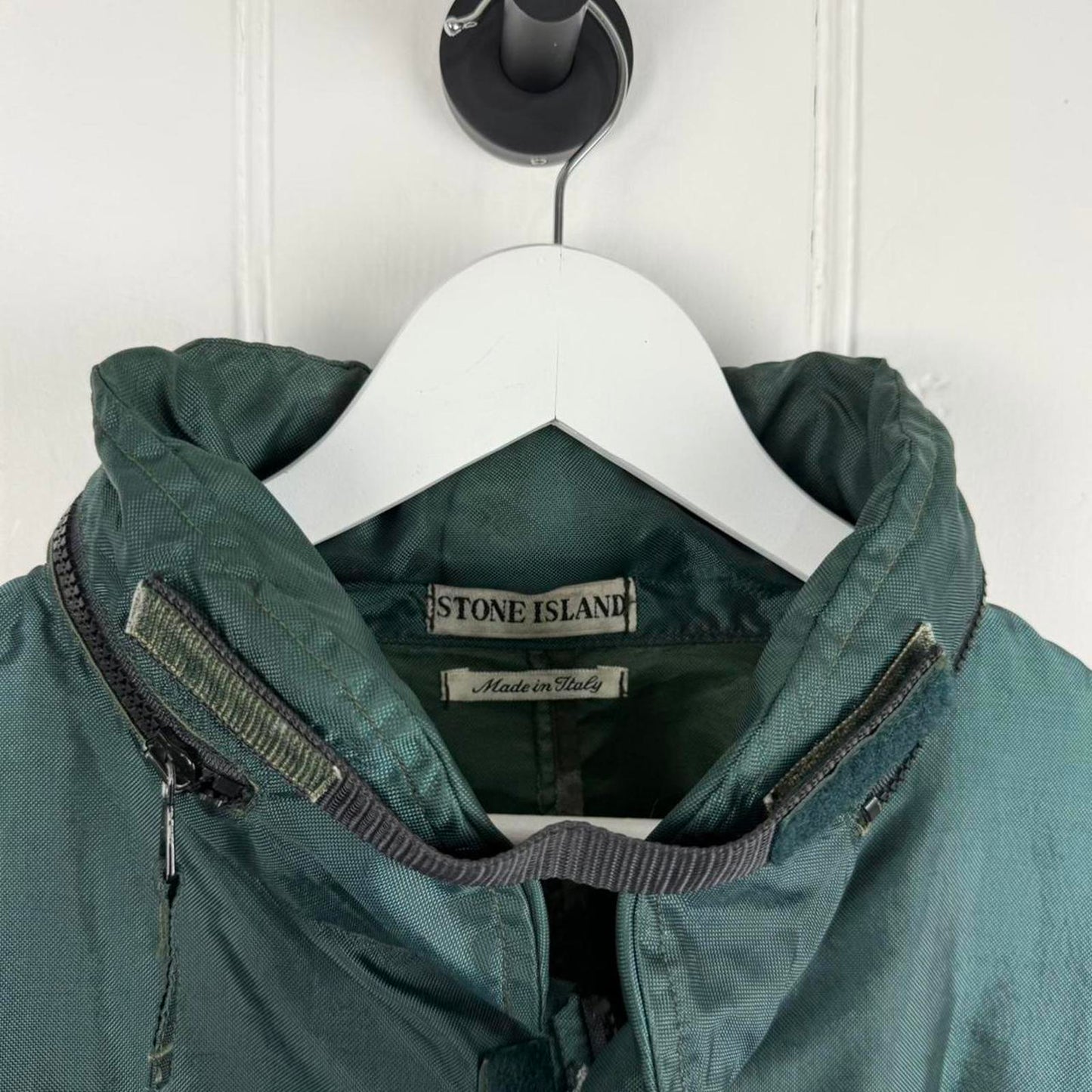 1995 Stone Island Formula Steel Nylon Jacket – Dark Emerald Green (XXL)