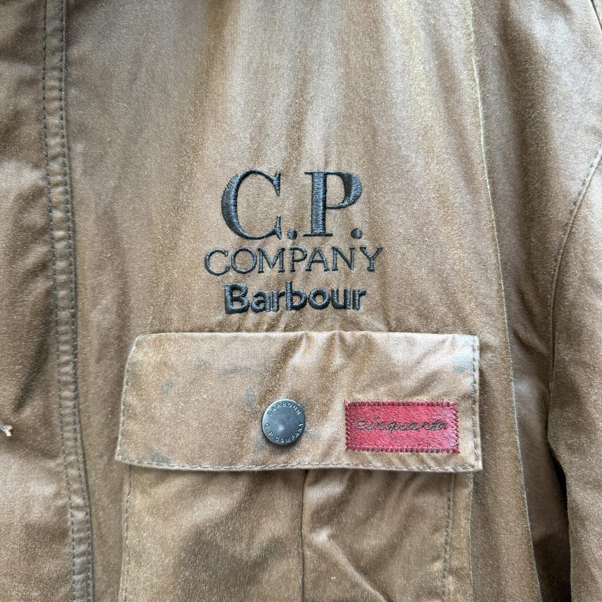 C.P. Company x Barbour Mille Miglia Wax Jacket (L)