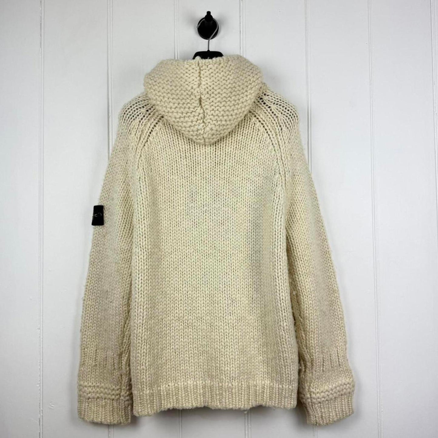 Stone Island Heavy Knit Hooded Zip Jacket (L)