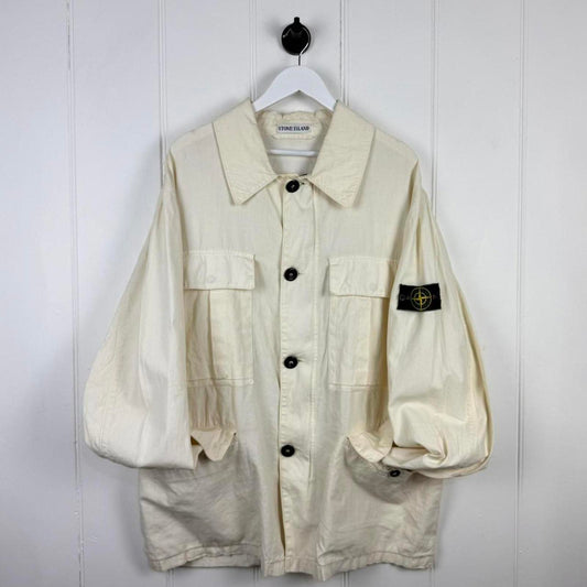 Stone Island 1999 Lino Flax Parka (L)