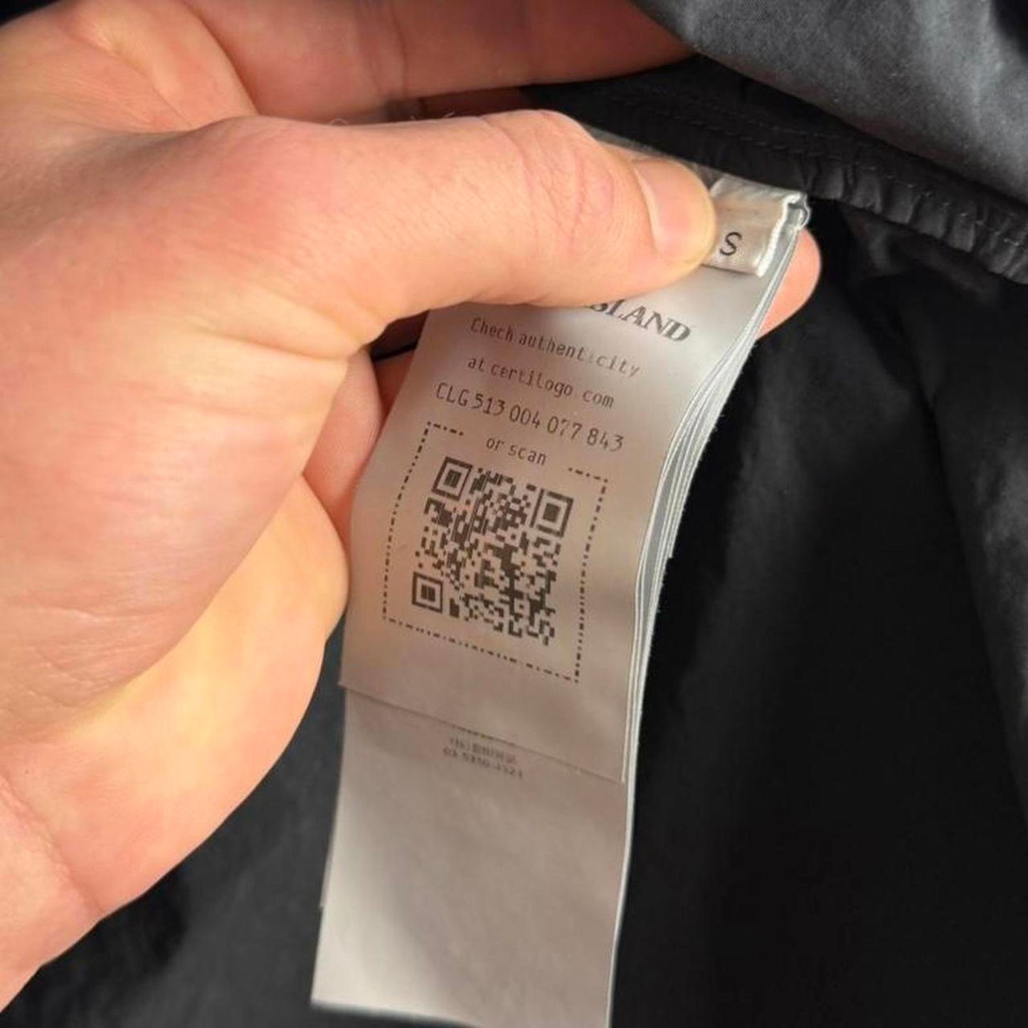 Stone Island Lightweight Nylon Jacket Black (S)