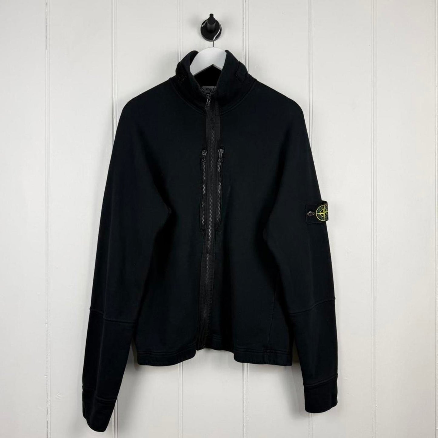 Stone Island 2000s Full Zip Jumper (L)