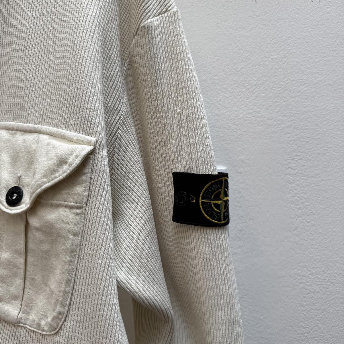 Early 00’s Stone Island Ribbed Zip Jumper (XL)