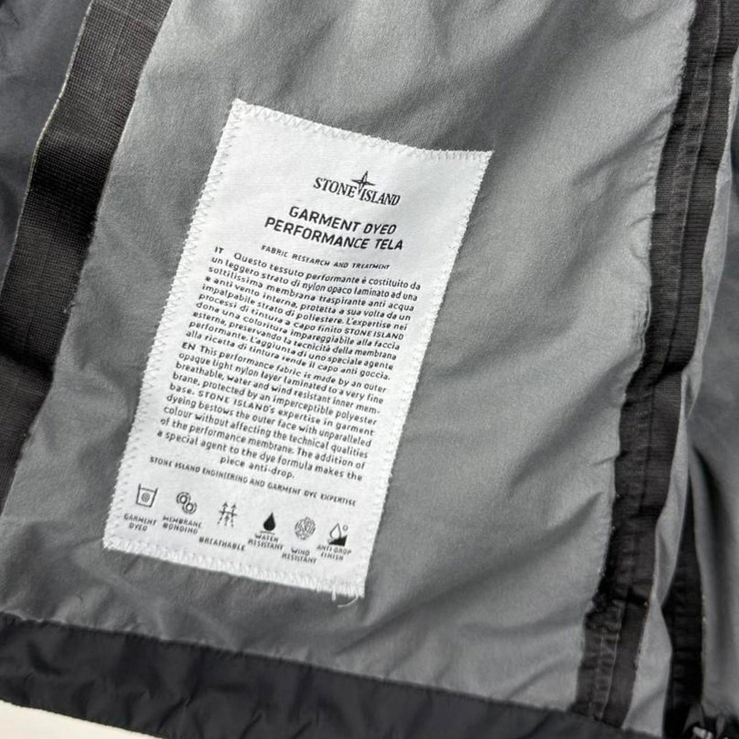 Stone Island Garment Dyed Performance Tela Jacket (L)