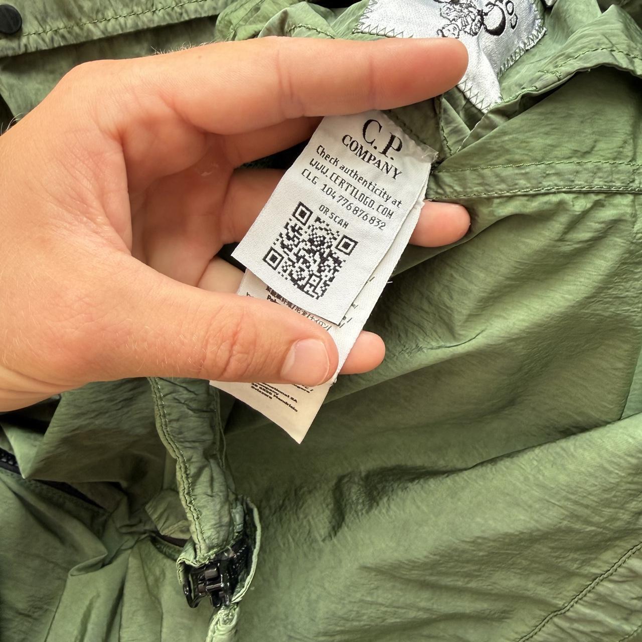 CP Company Re Colour Windbreaker Pullover Jacket in Green (M)