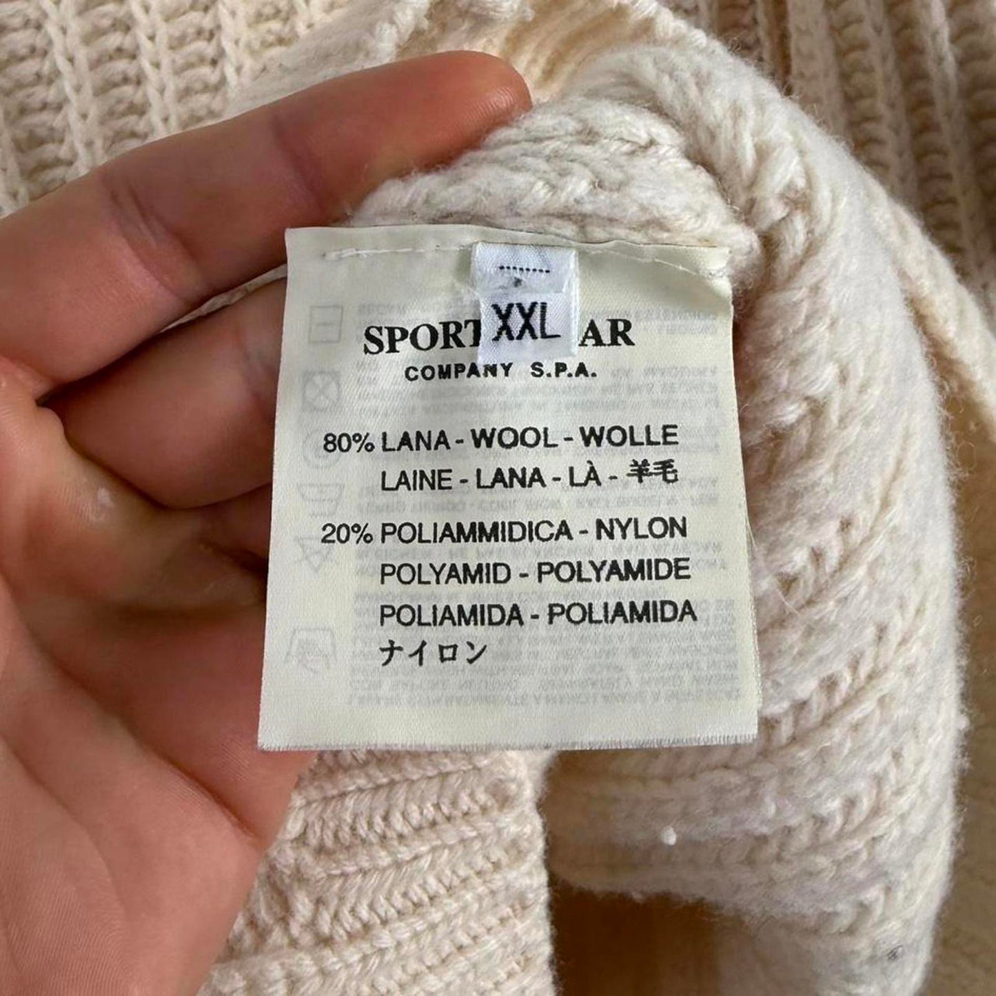 Stone Island Ribbed Wool Blend Jumper (XXL)