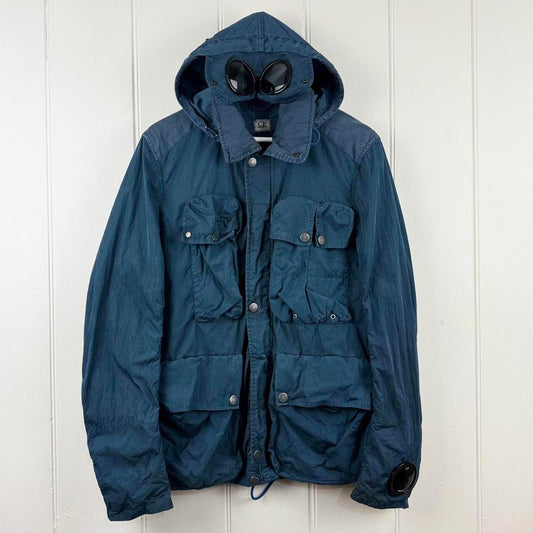 CP Company La Mille Multi Pocket Jacket in Blue (L)