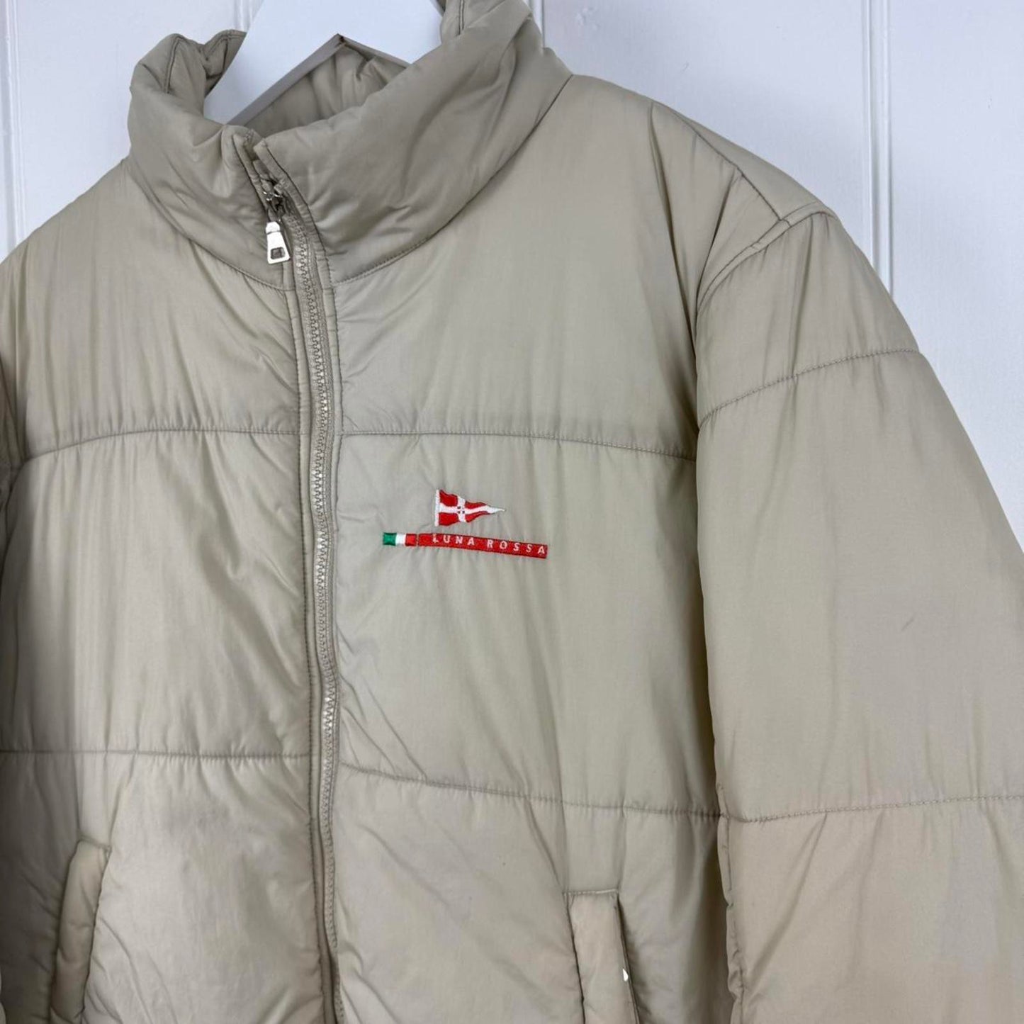 Luna Rossa Beige Puffer Jacket (L)