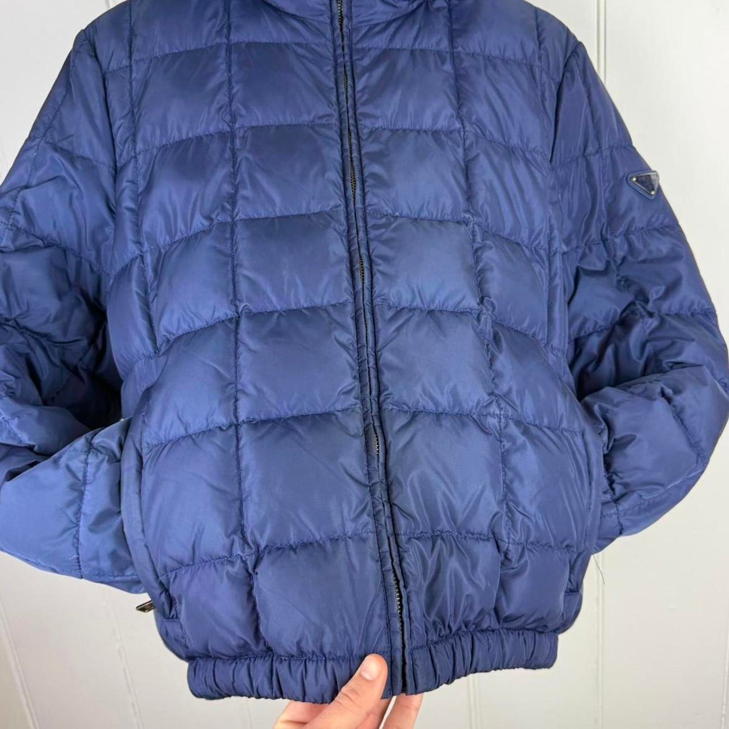 Prada Puffer Jacket Blue (S)