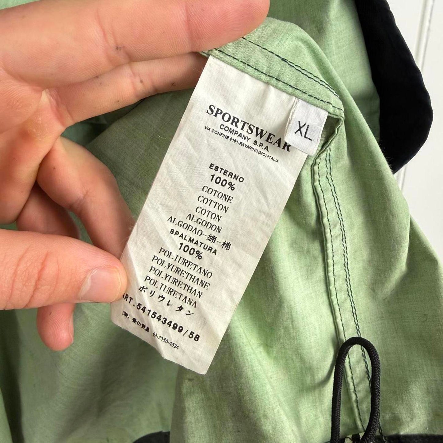 Stone Island Heat Reactive Jacket Black/Green (XL)