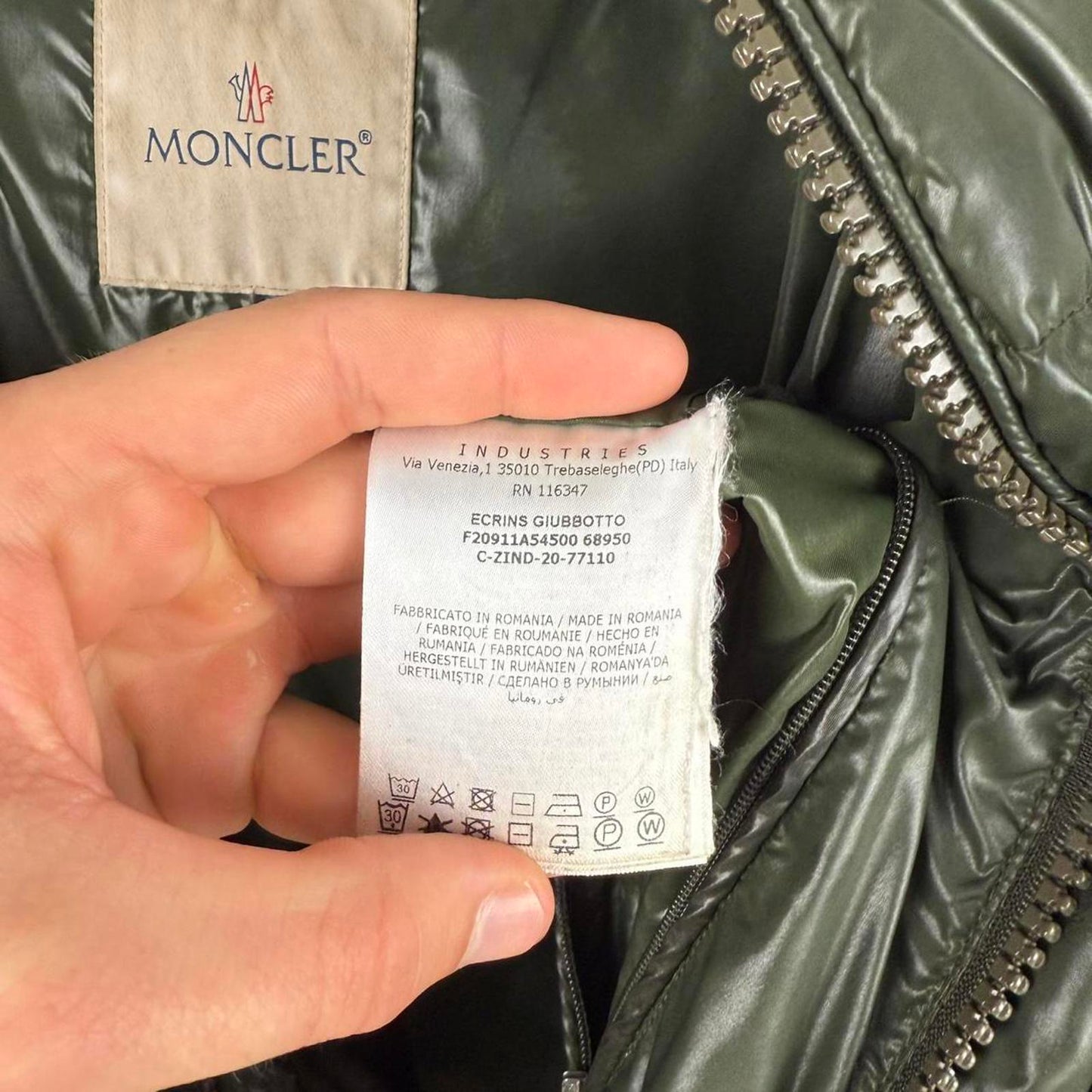 Moncler “Ecrins” Down Jacket (XL)