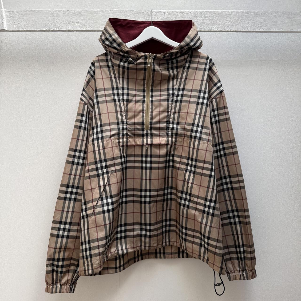 2000’s Burberry Nova Check Windbreaker Jacket (XL)