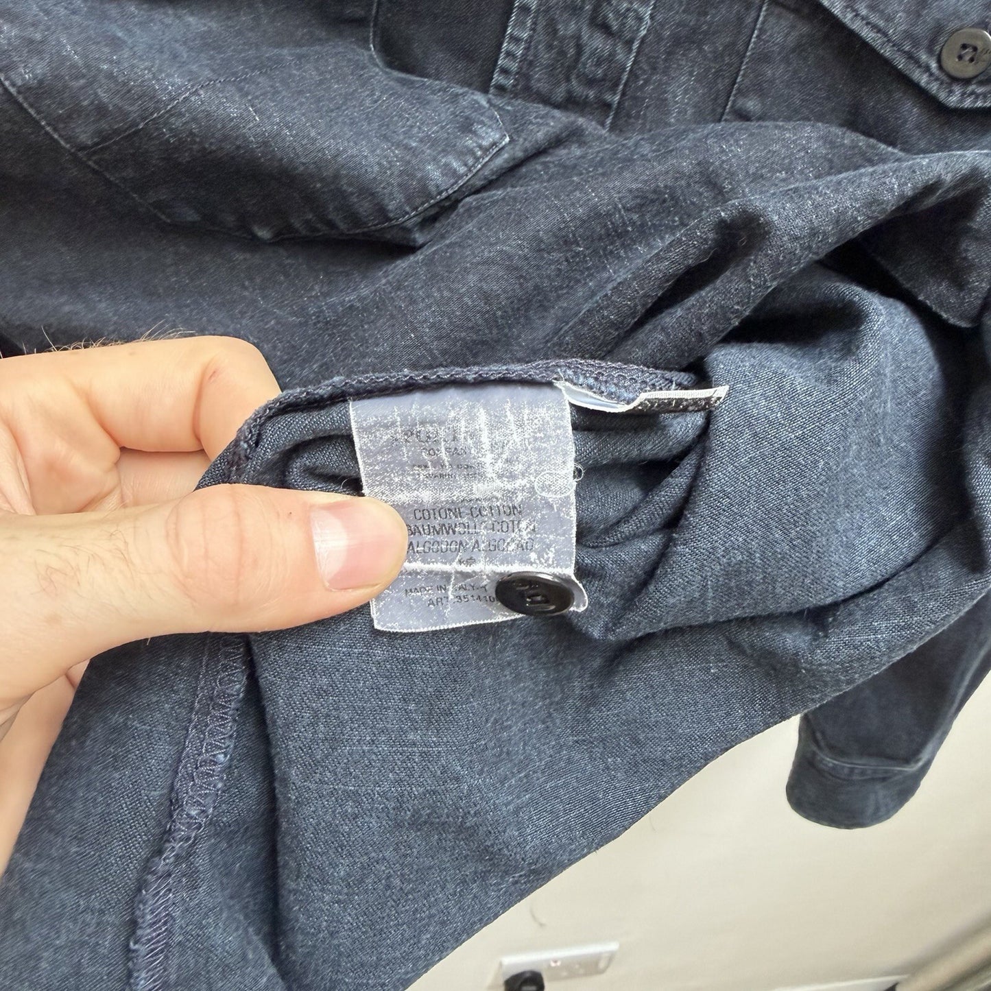 Stone Island Heavy Cotton Button Up Shirt (XL)