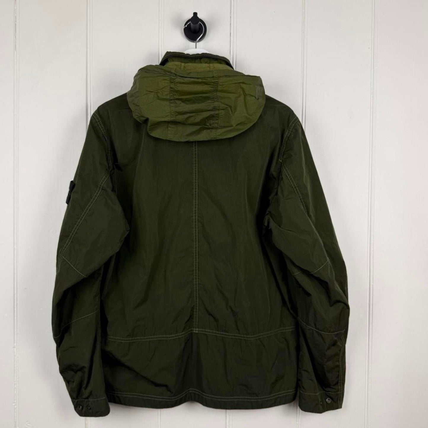 Stone Island Nylon Metal Flock Zip-Away Hood Jacket (L)