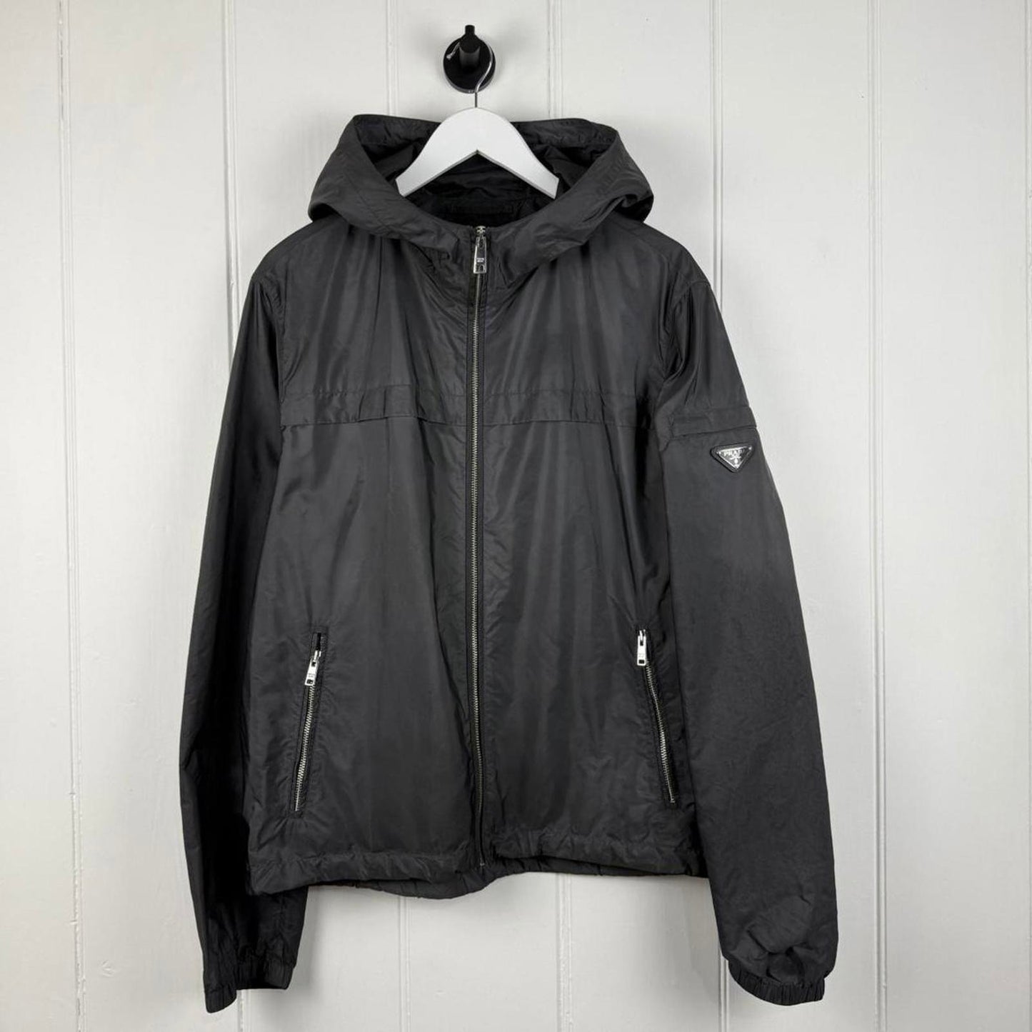 Prada Nylon Hooded Jacket (XL)