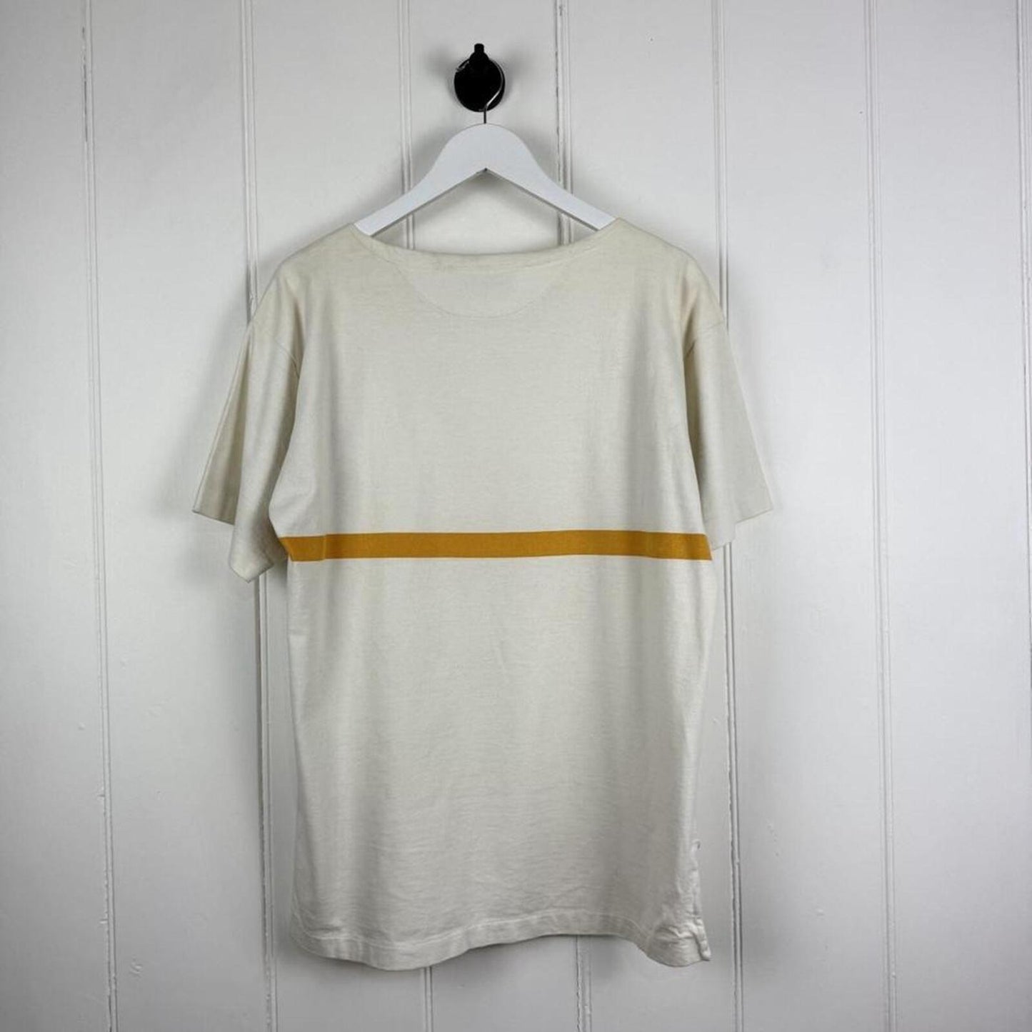 Stone Island Mid 90s Logo T-Shirt Cream (M)
