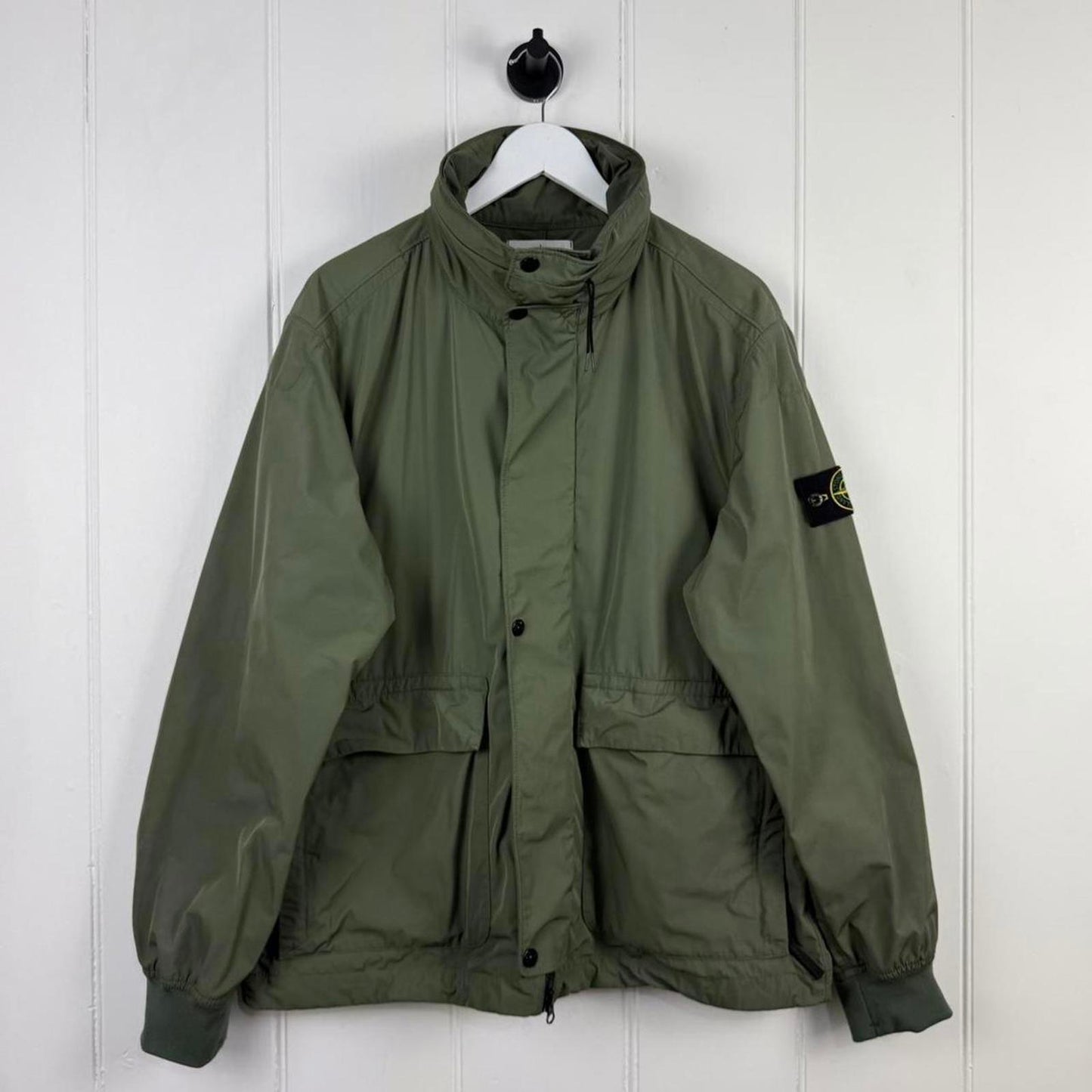 Stone Island Micro Twill Jacket Green (XL)
