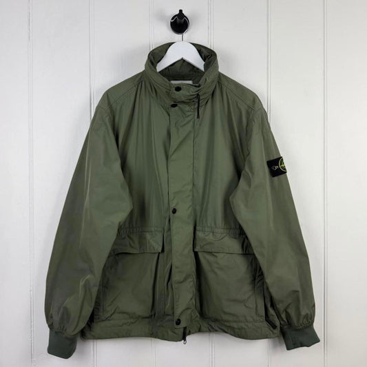 Stone Island Micro Twill Jacket Green (XL)