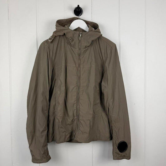 C.P. Company Lens Hooded Jacket Khaki (S/M)