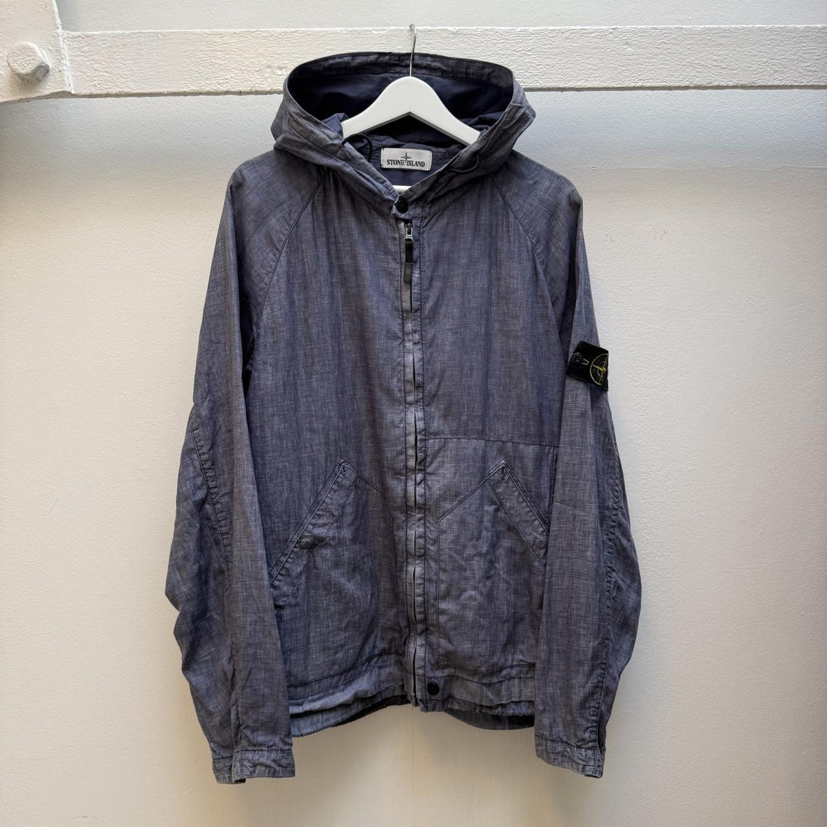 Stone Island Lino Watro Tela Hooded Jacket (L)