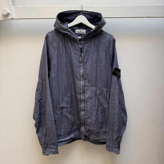 Stone Island Lino Watro Tela Hooded Jacket (L)