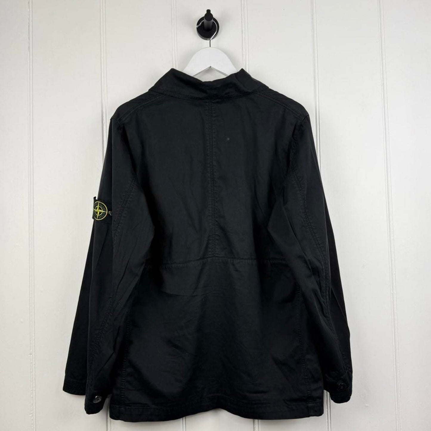 Stone Island Raso Gommato Double-Breasted Jacket (M)