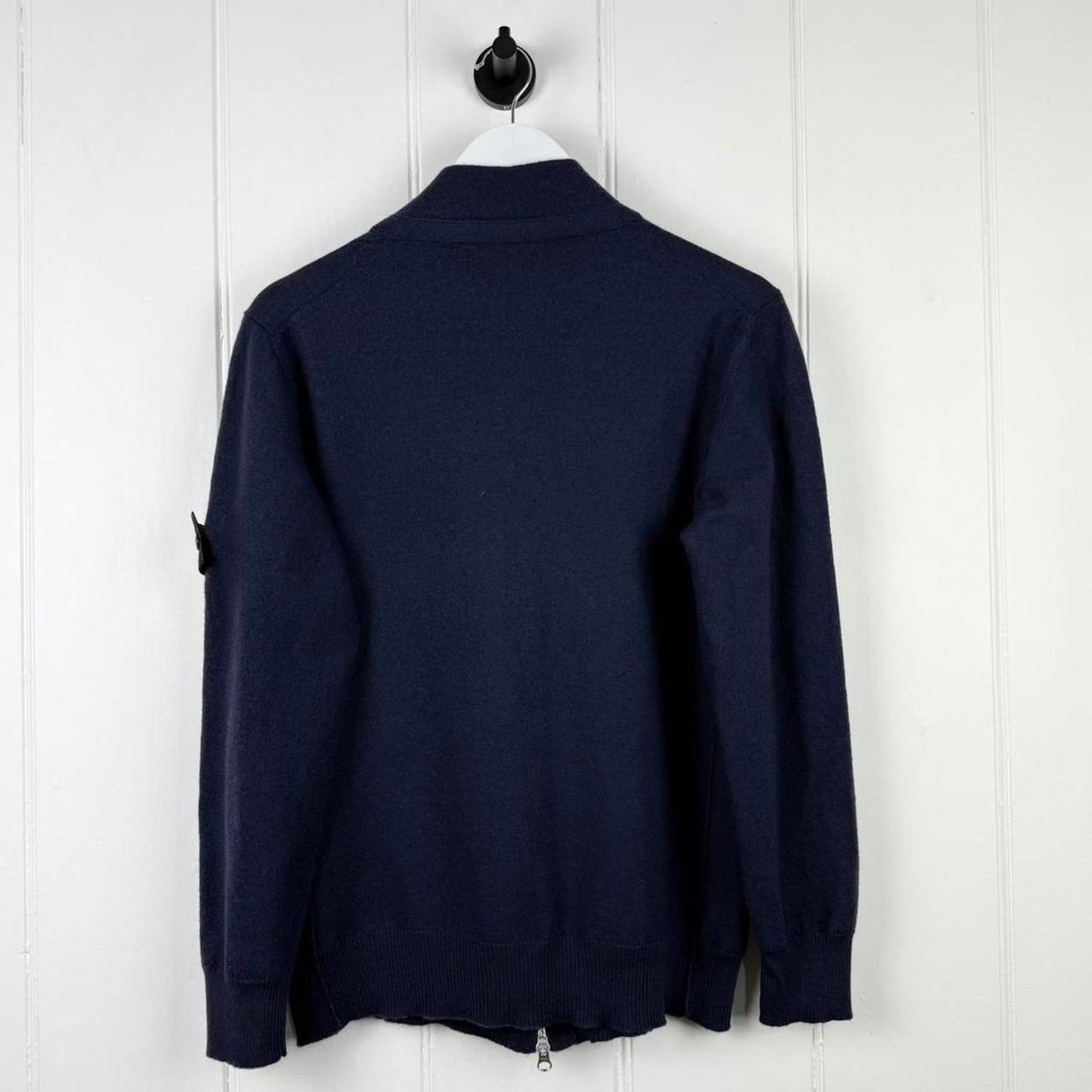 Stone Island Zip Up Knit Jumper (M)