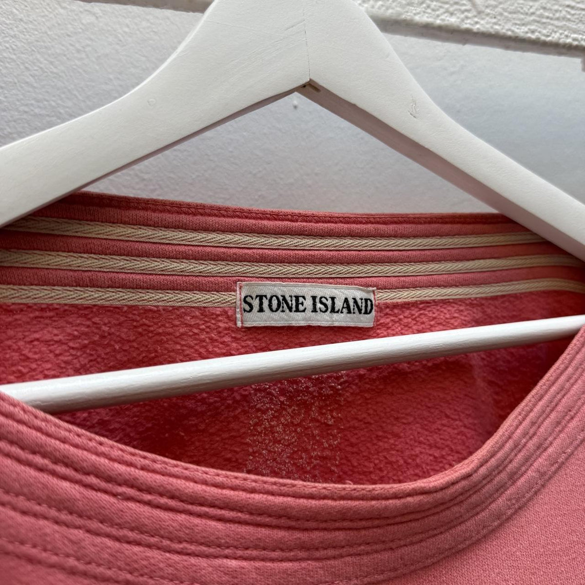 1990s Stone Island Boat Neck Sweatshirt (XL)