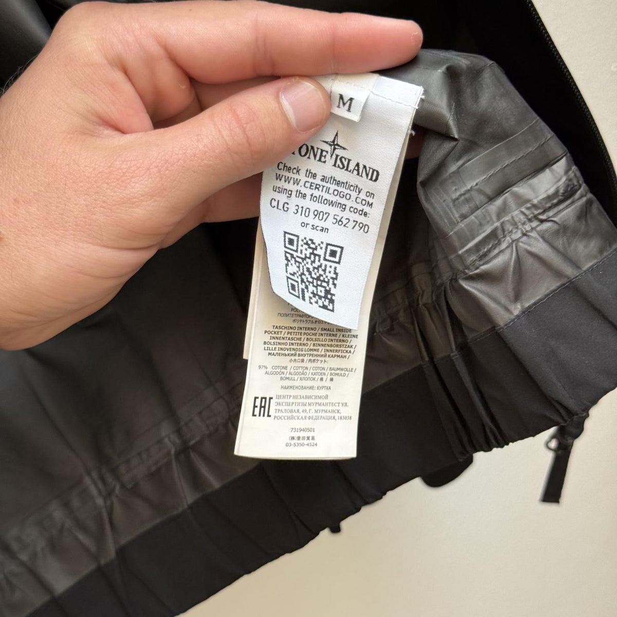 Stone Island Shadow Project Gore-Tex Paclite Jacket (M)