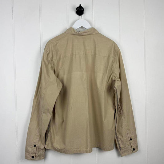 Stone Island Lightweight Cotton Overshirt Beige (XL)