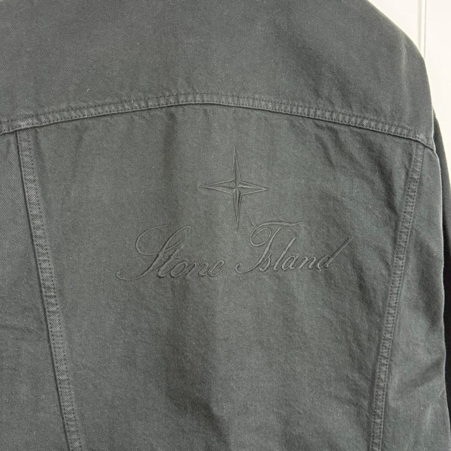 Stone Island x Supreme Bull Denim Jacket – Black (M)