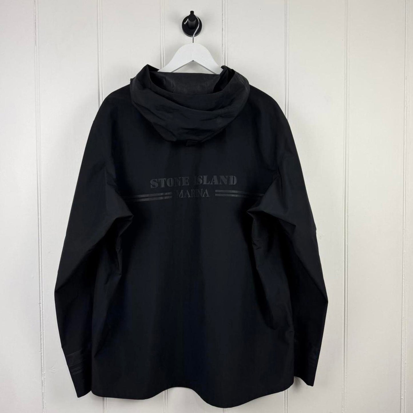 Stone Island Marina Tank Shield Hooded Jacket Black (3XL)