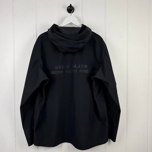 Stone Island Marina Tank Shield Hooded Jacket Black (3XL)