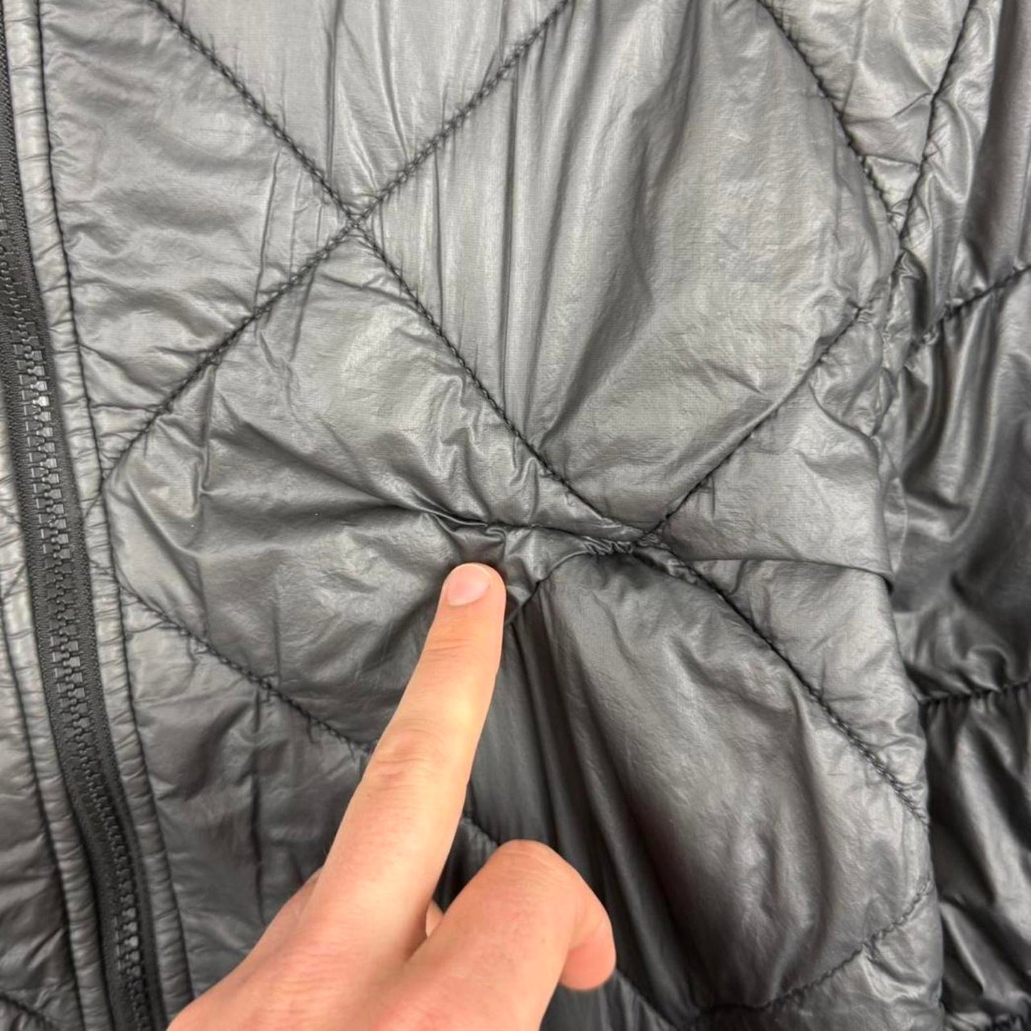 Stone Island Garment Dyed Quilted Micro Yarn Jacket (L)