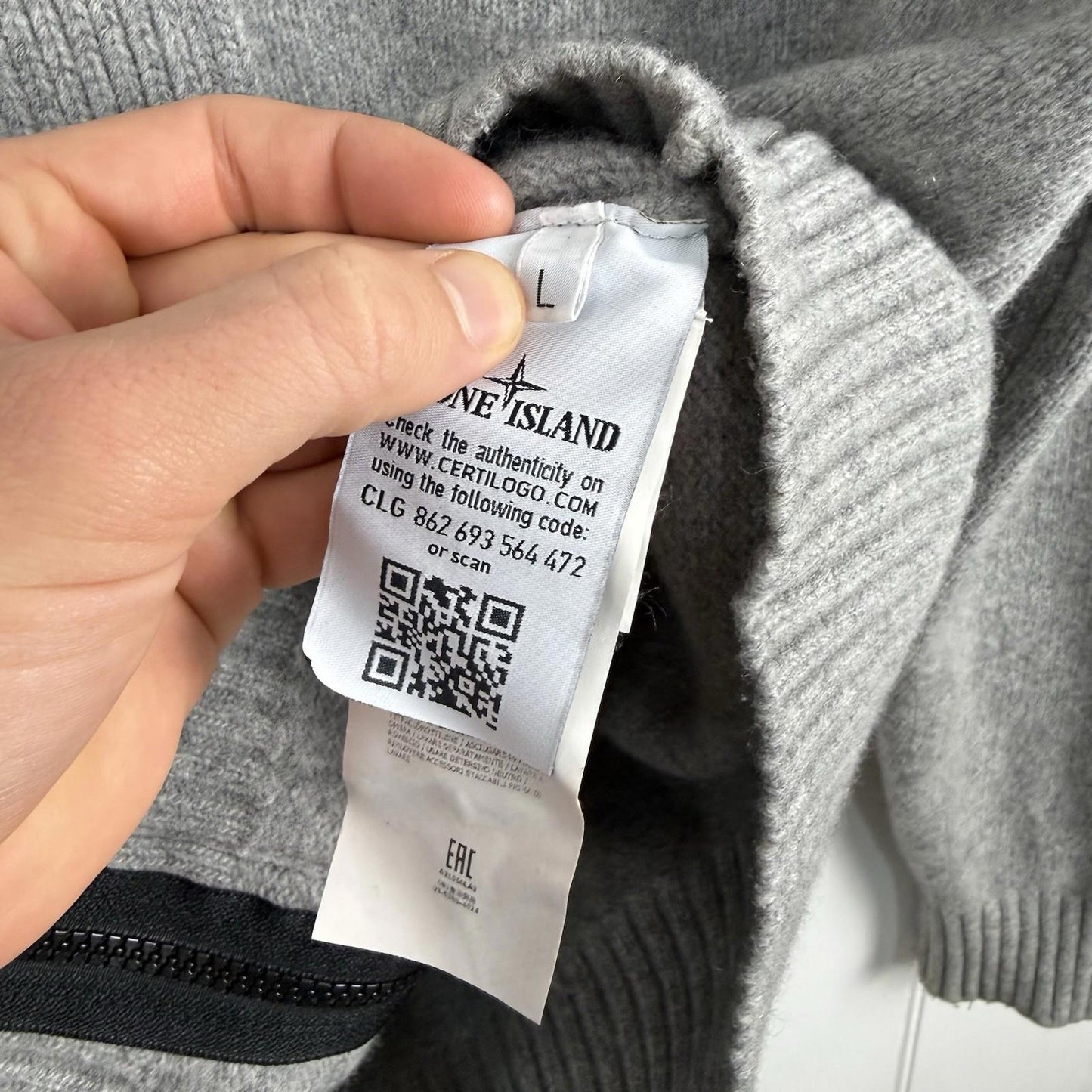 Stone Island Wool Button Cardigan (M)