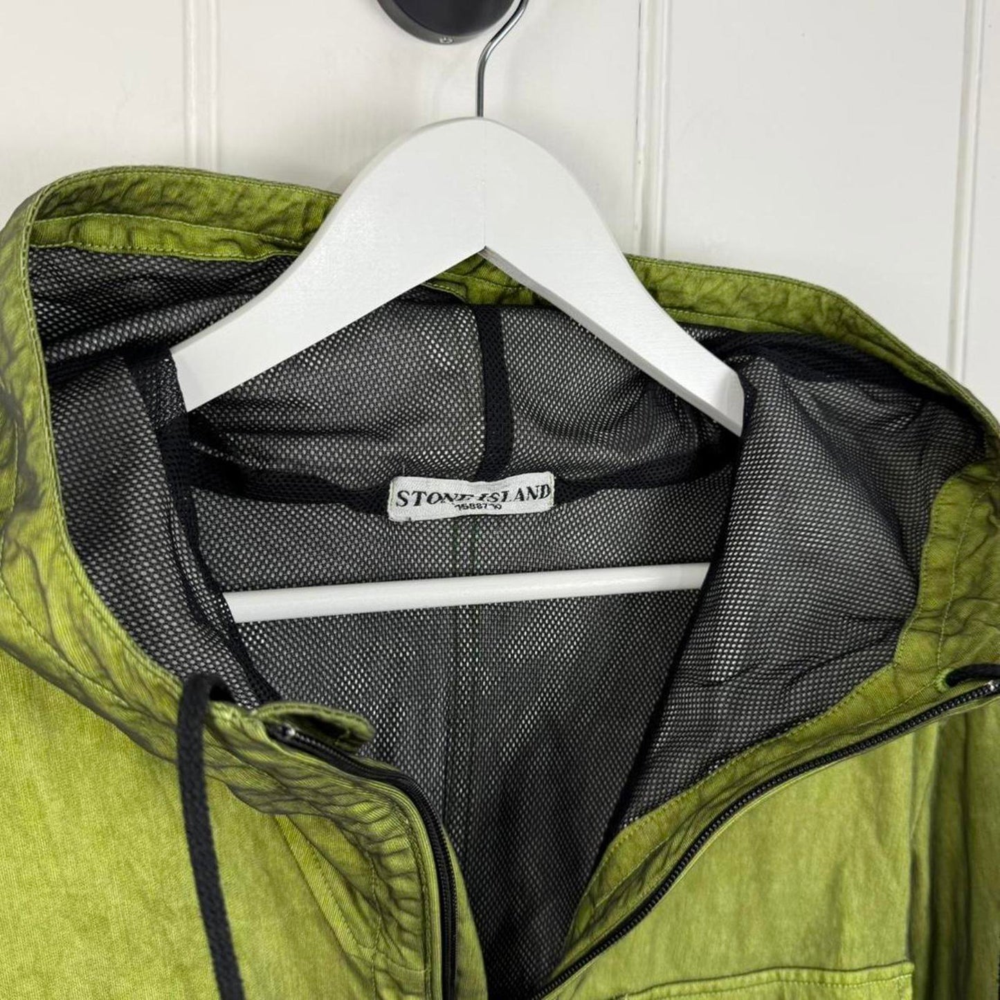 Stone Island Tyvek Hooded Jacket Green (L)