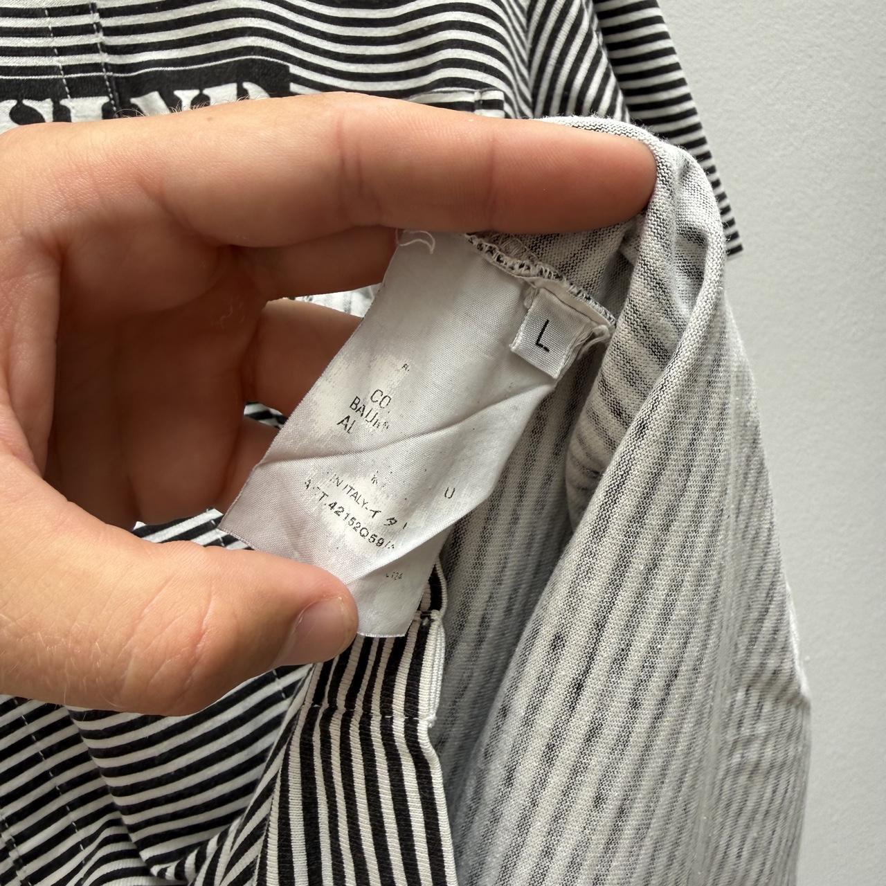 00’s Stone Island Striped Marina T-shirt (L)