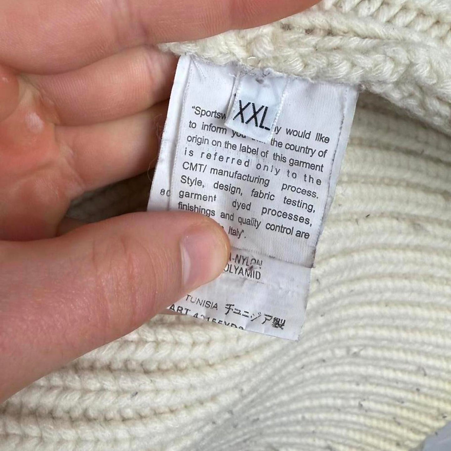 Stone Island Early 2000s Knit Zip Jumper (XL)