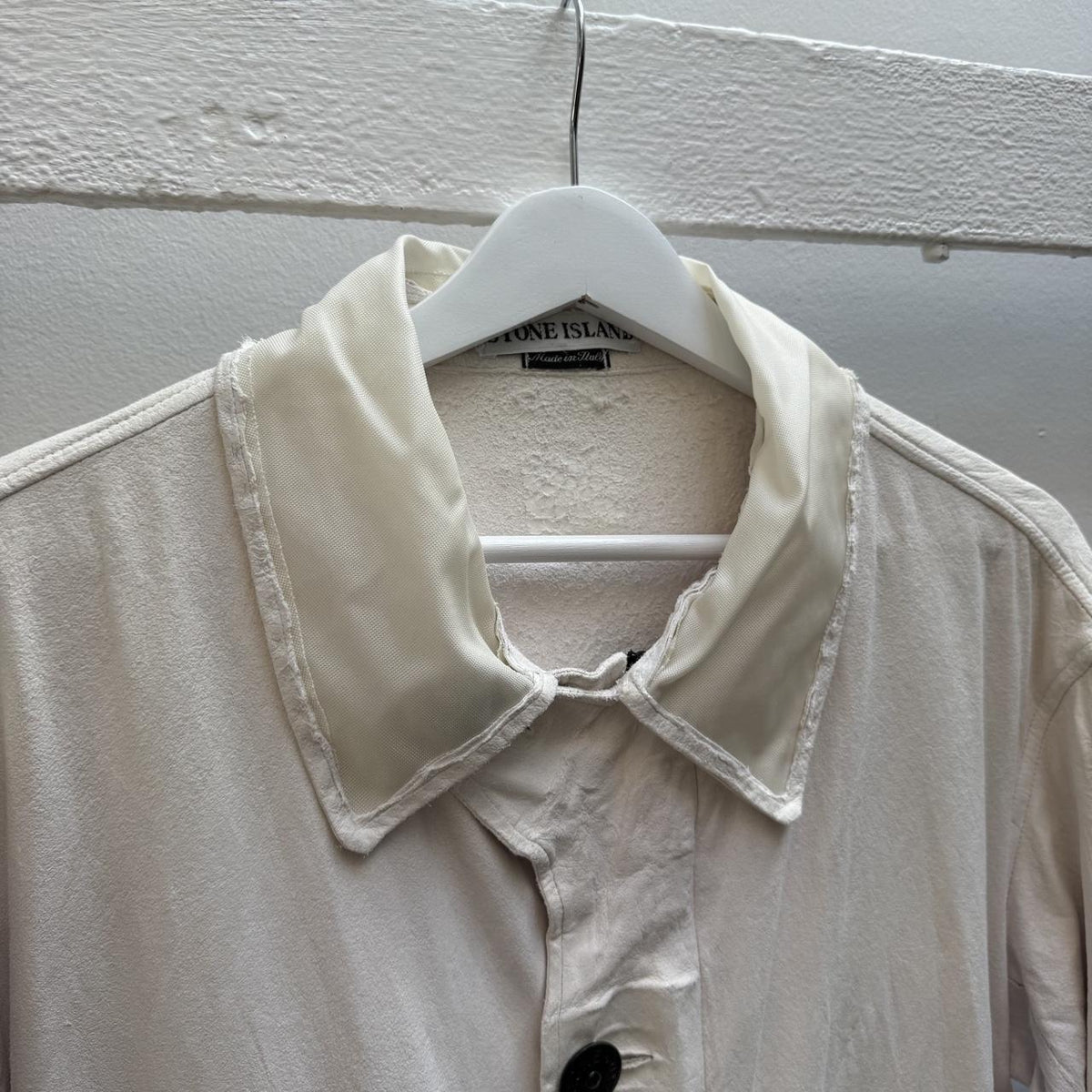 1997 Stone Island Poly Jacket in white (S)