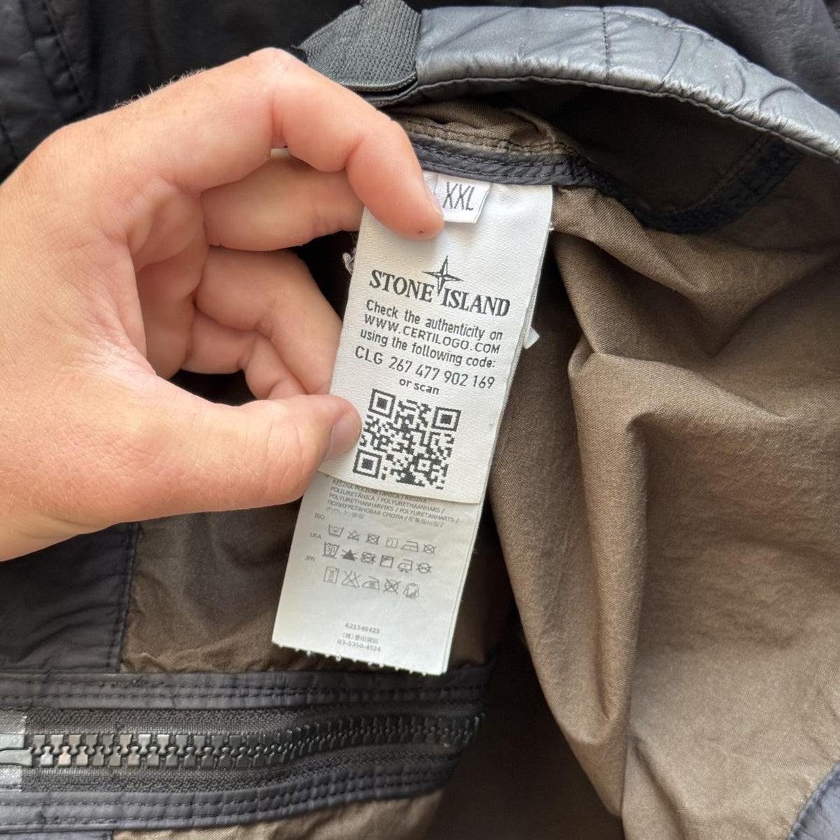 Stone Island Membrana 3L TC Jacket in Black (XXL)