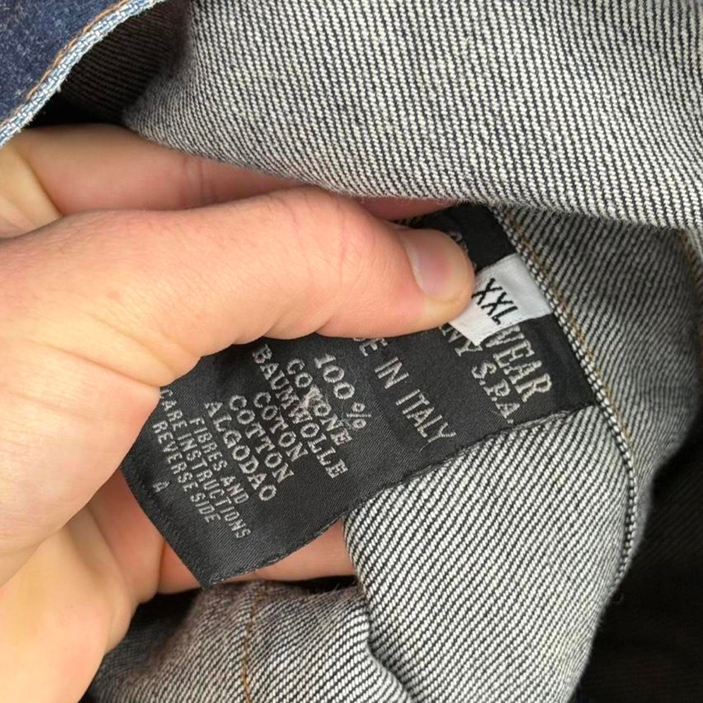 Stone Island Denim Jacket (XXL)