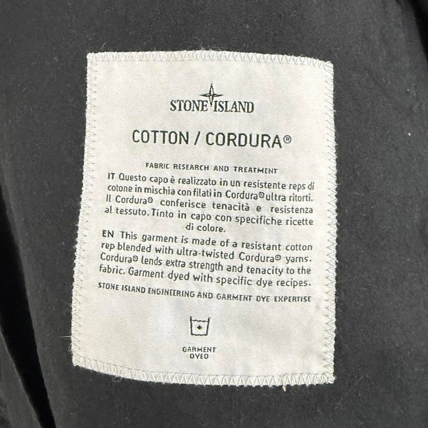 Stone Island Cotton/Cordura Field Jacket Black (XL)