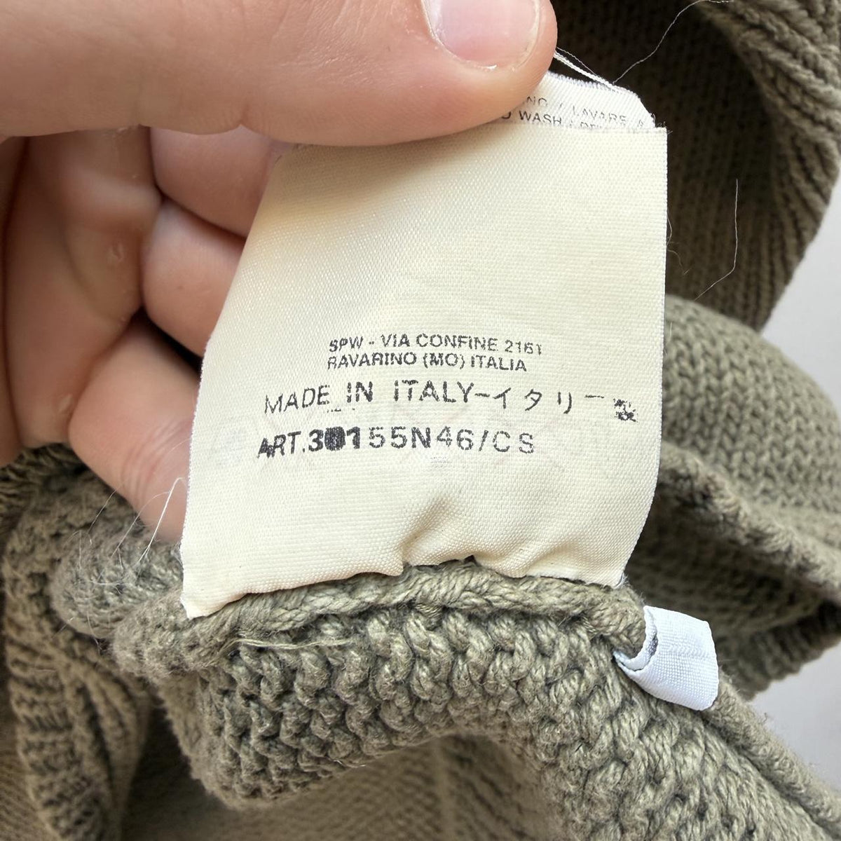 1999 Stone Island Cable Knit Jumper (XL)