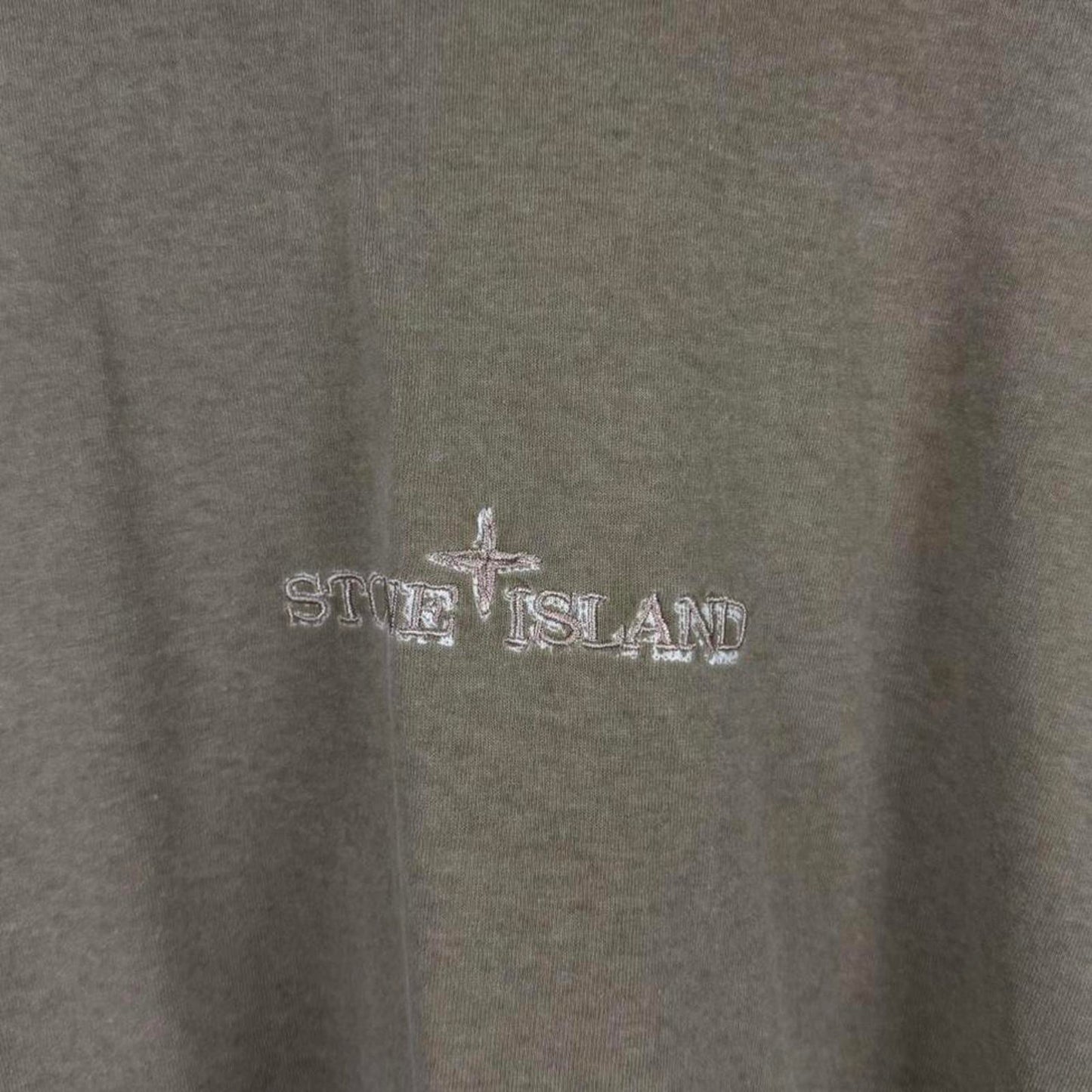 Stone Island Logo T-Shirt Khaki (XL)