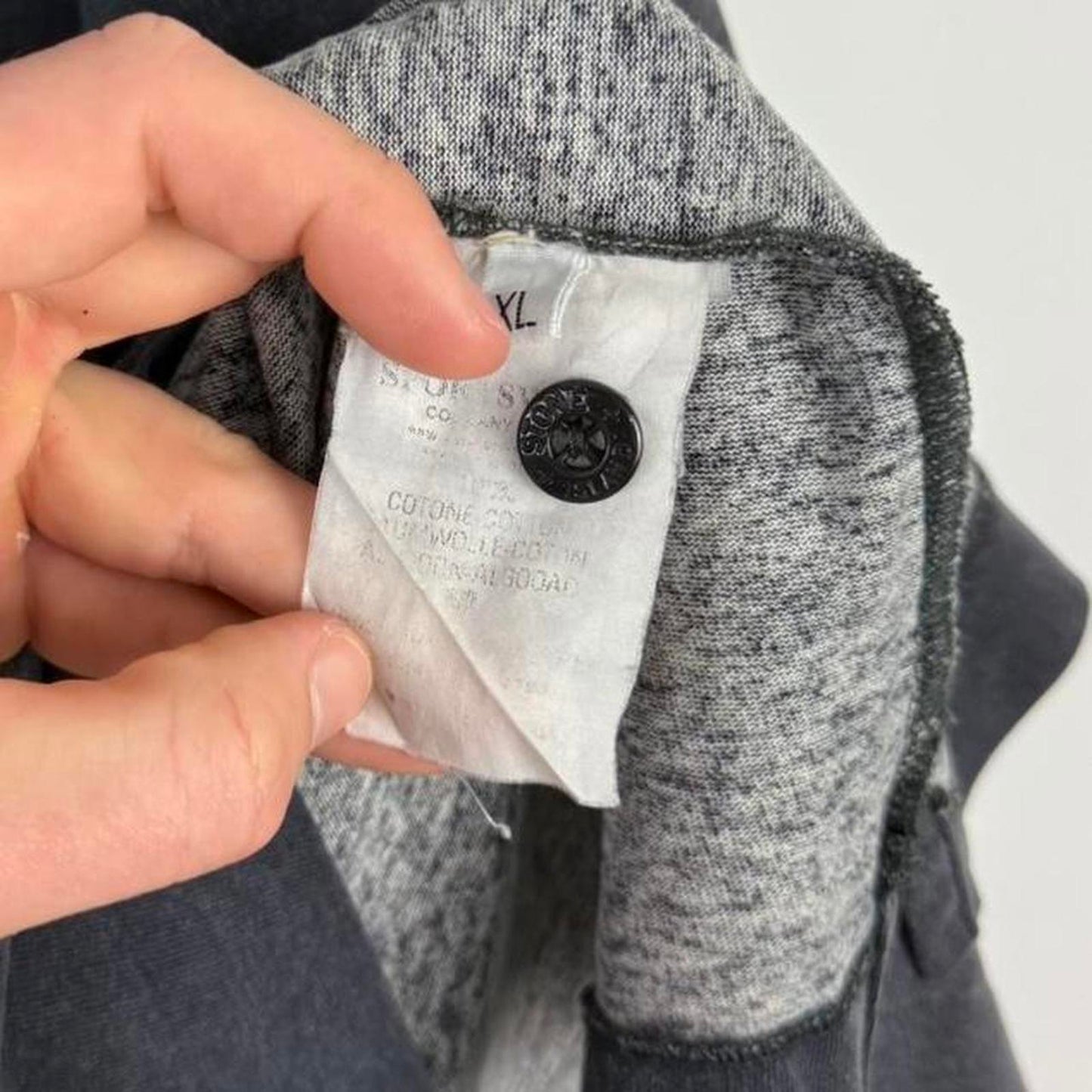Stone Island Garment Dyed Polo Shirt Black (M/L)