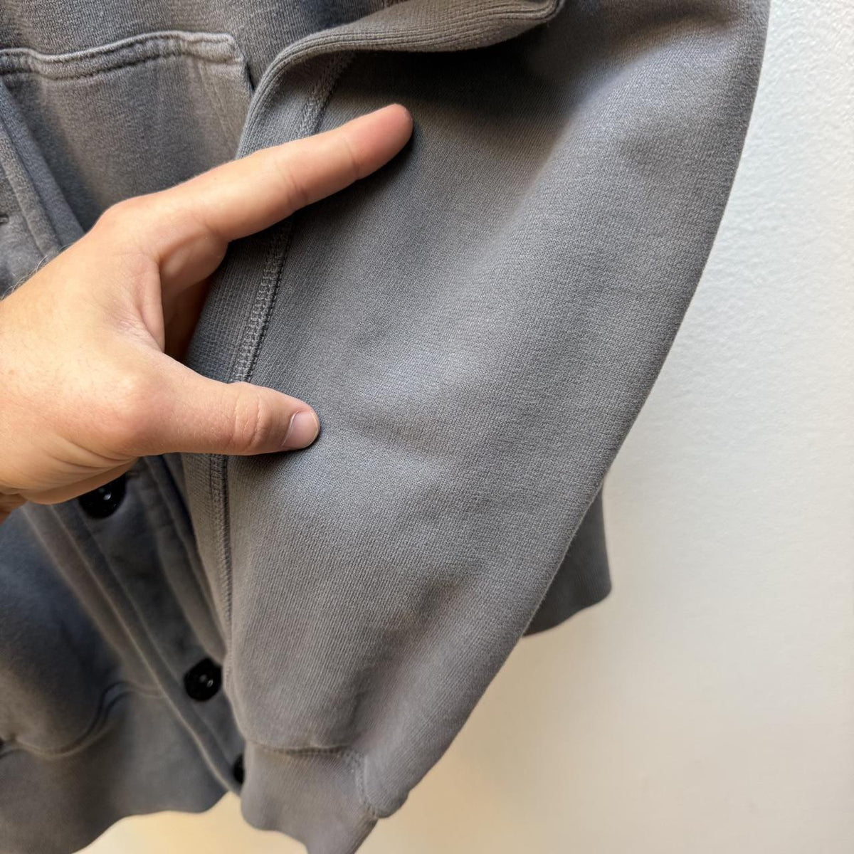 Stone Island Button Up Sweatshirt Jacket (XL)
