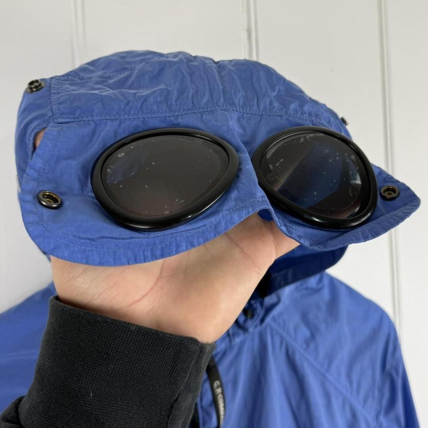 C.P. Company Chrome Hooded Jacket Blue (XL)
