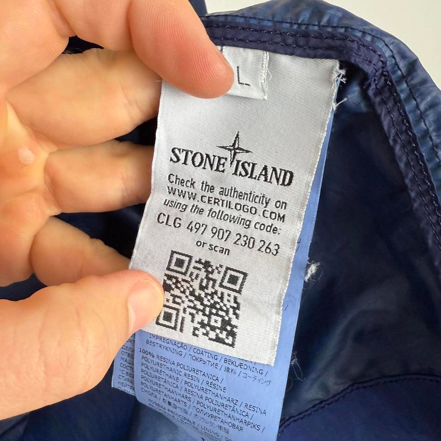 Stone Island Nylon Metal Weft Jacket (L)