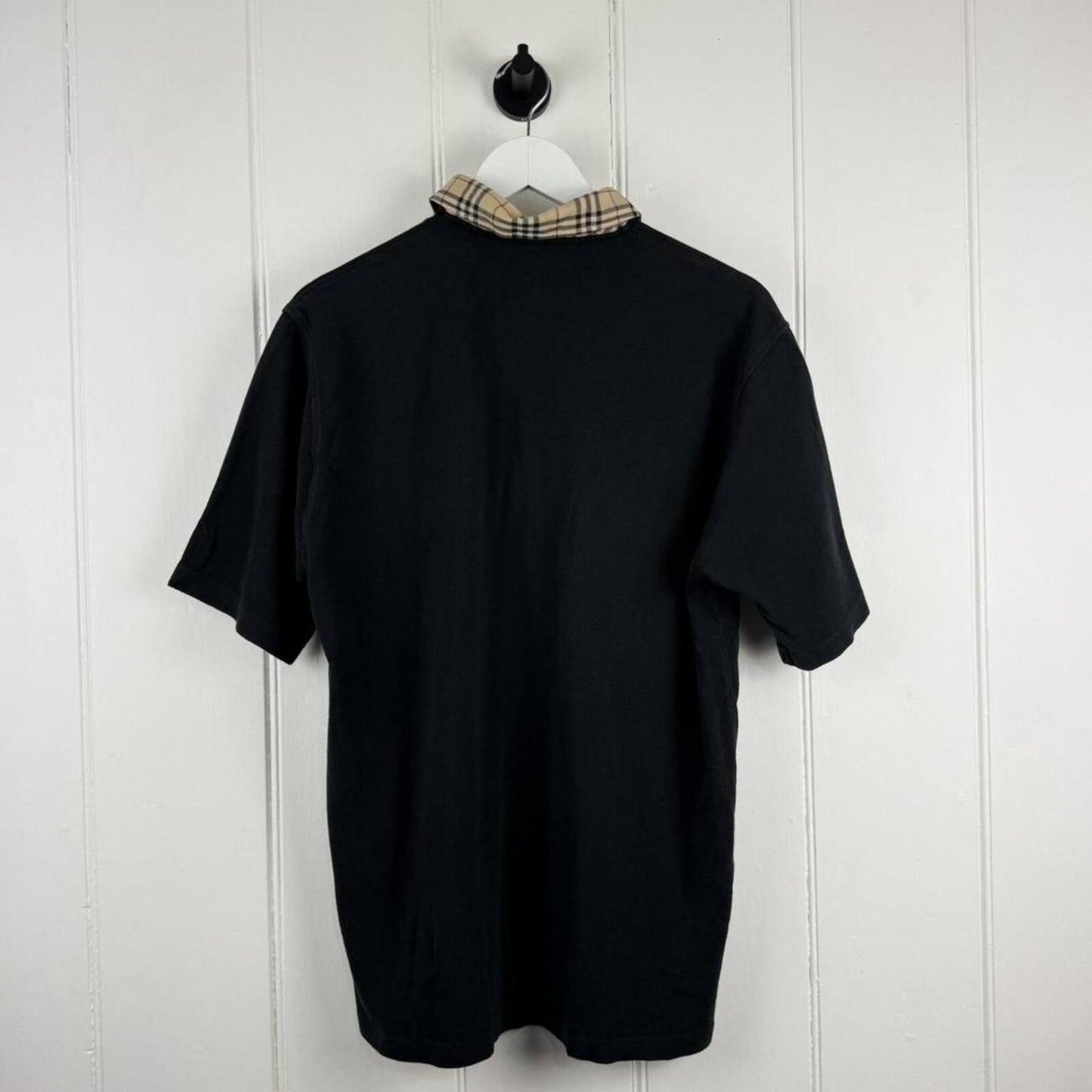 Burberry Nova Check Collar Polo Shirt (L)